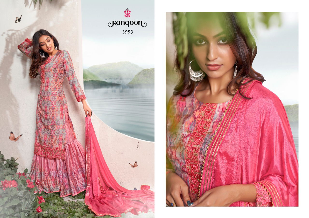 Rangoon Rangriti New Festive Wear Ready Made Suit Designer Collection